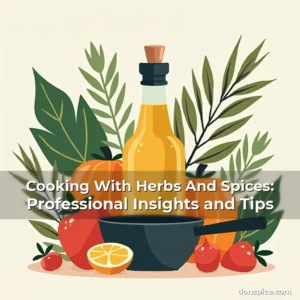 Artistic representation for Cooking With Herbs And Spices: Professional Insights and Tips
