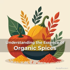 Artistic representation for Understanding the Essence of Organic Spices