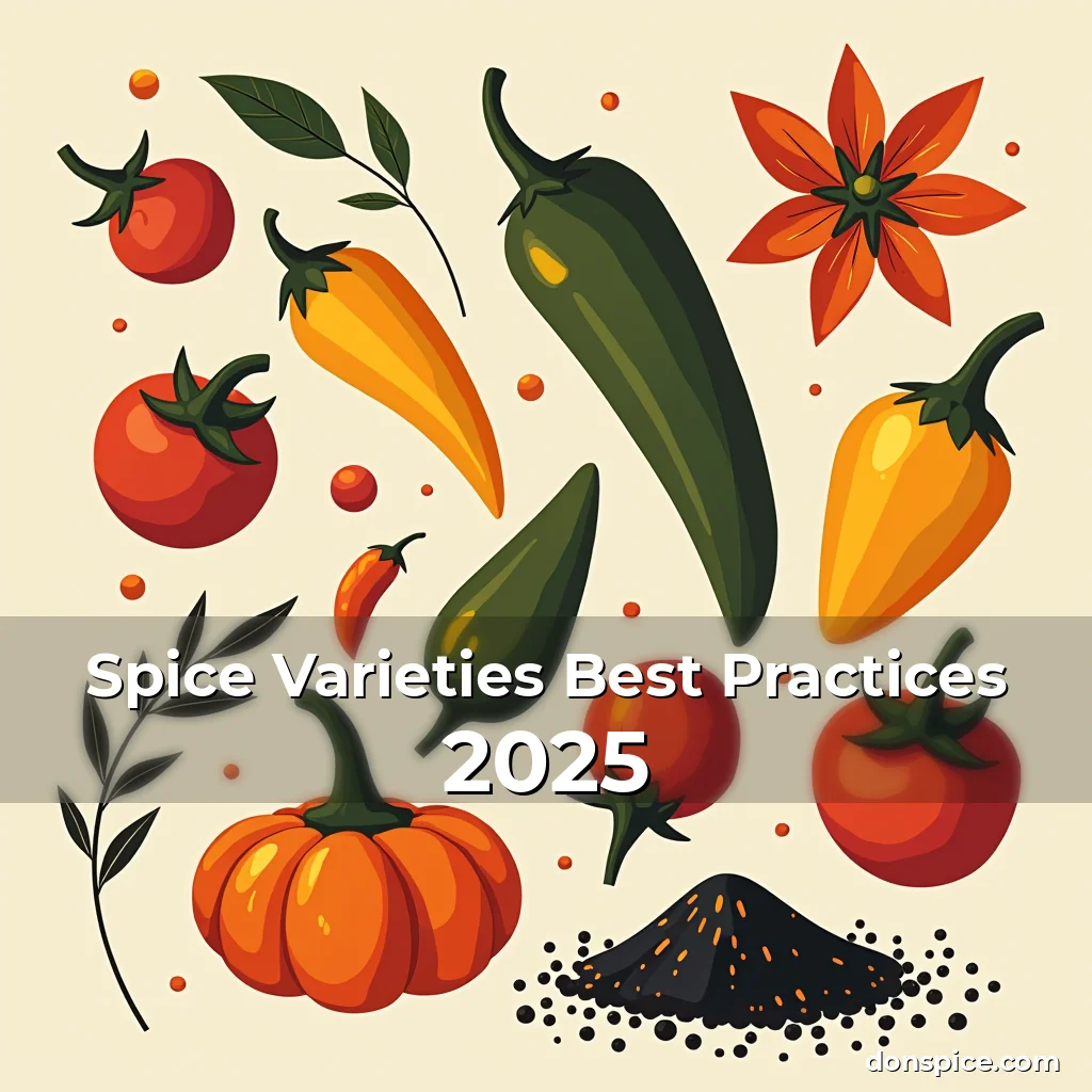 Artistic representation for Spice Varieties Best Practices 2025