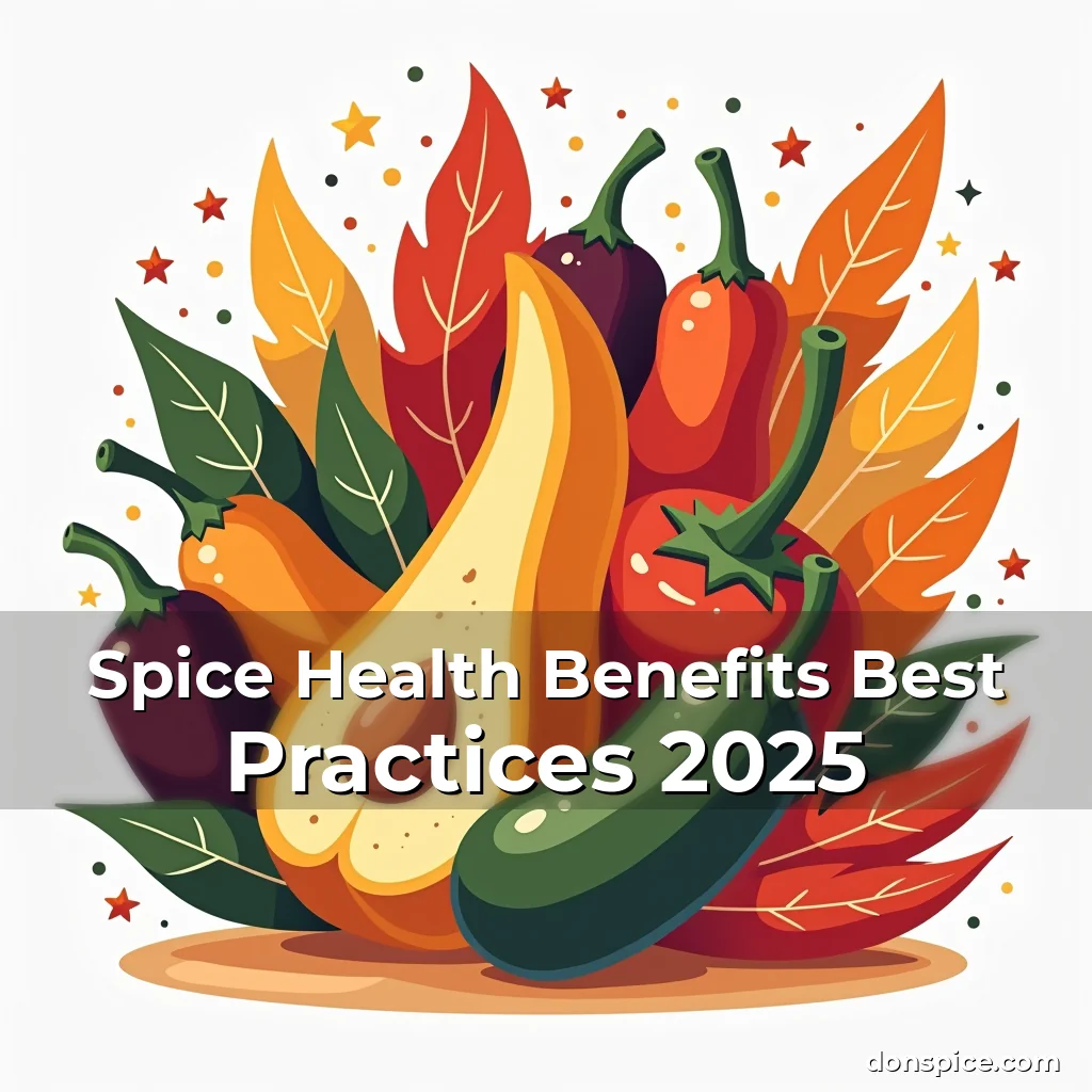 Artistic representation for Spice Health Benefits Best Practices 2025