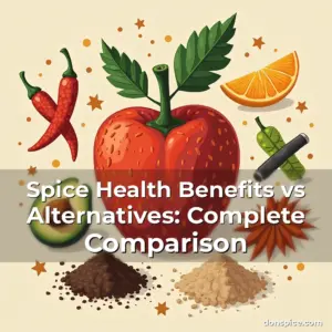 Artistic representation for Spice Health Benefits vs Alternatives: Complete Comparison