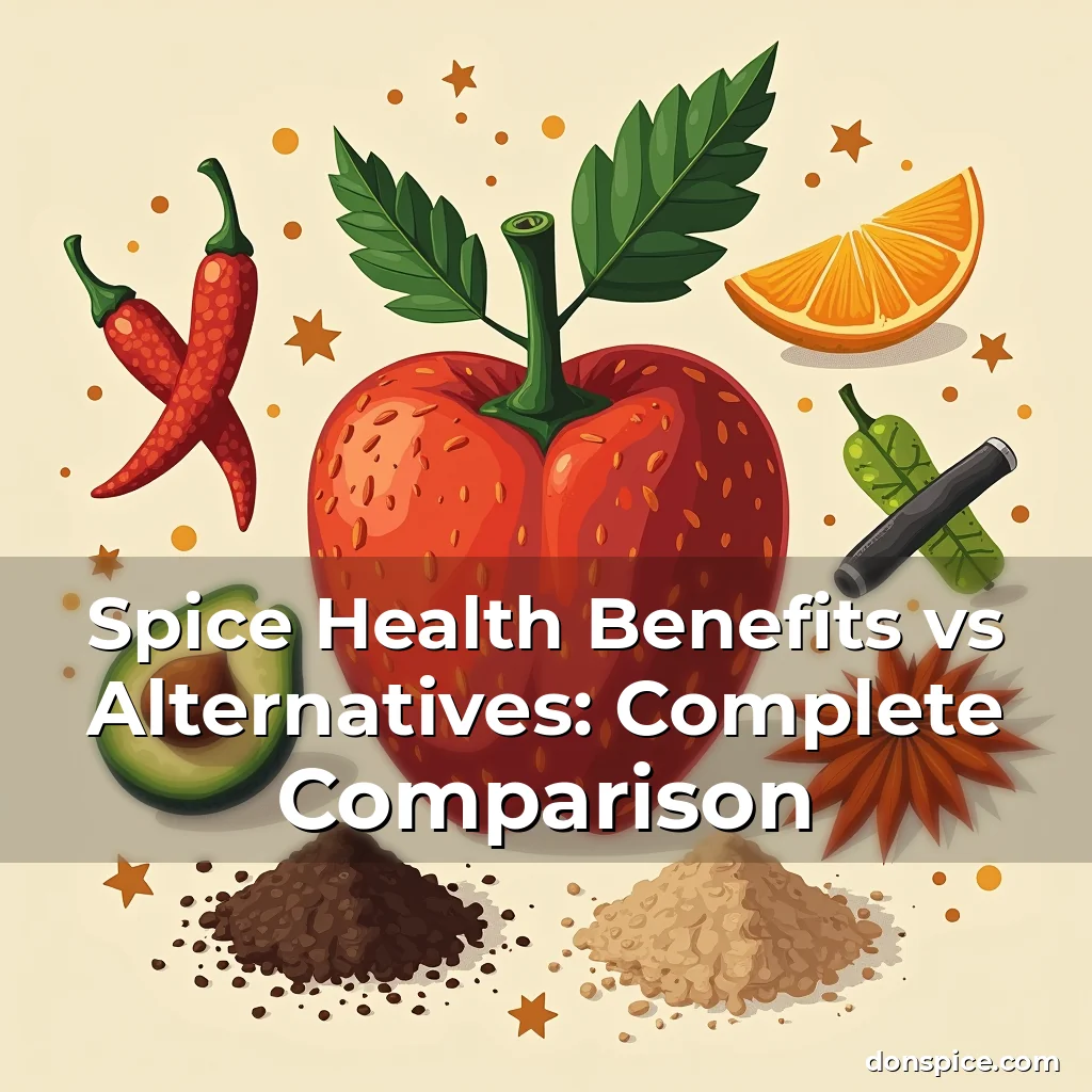 Artistic representation for Spice Health Benefits vs Alternatives: Complete Comparison