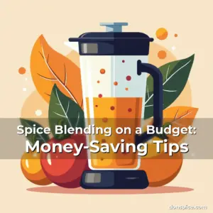 Artistic representation for Spice Blending on a Budget: Money-Saving Tips