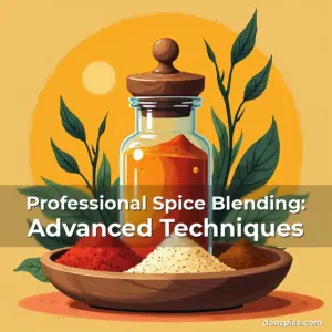Artistic representation for Professional Spice Blending: Advanced Techniques