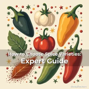 Artistic representation for How to Choose Spice Varieties: Expert Guide