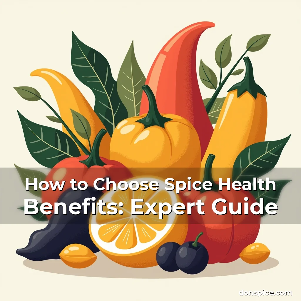 Artistic representation for How to Choose Spice Health Benefits: Expert Guide