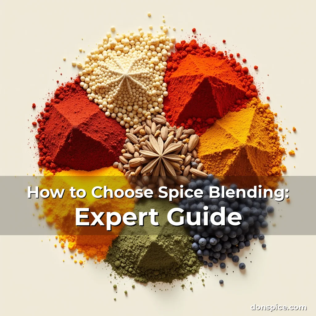 Artistic representation for How to Choose Spice Blending: Expert Guide