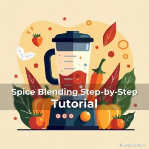 Artistic representation for Spice Blending Step-by-Step Tutorial
