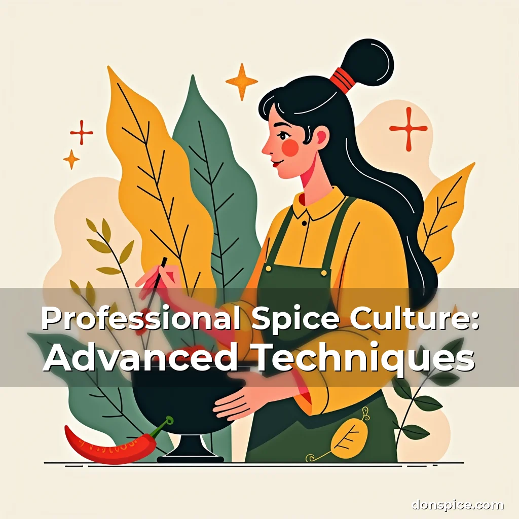 Artistic representation for Professional Spice Culture: Advanced Techniques