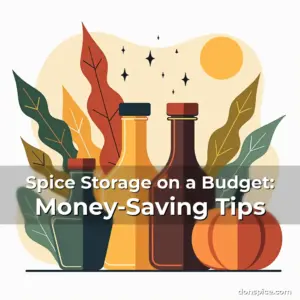 Artistic representation for Spice Storage on a Budget: Money-Saving Tips
