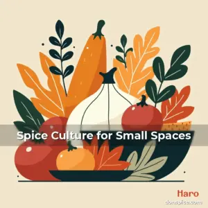 Artistic representation for Spice Culture for Small Spaces