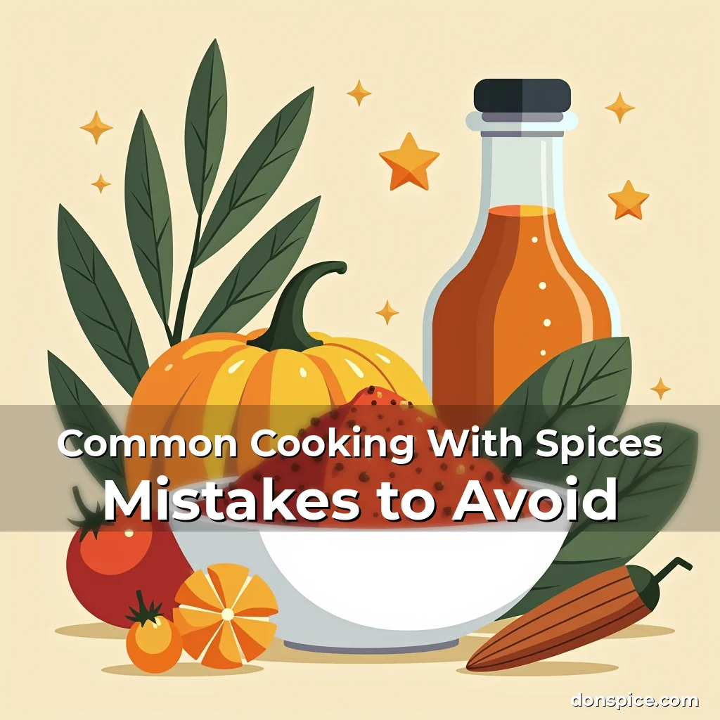 Artistic representation for Common Cooking With Spices Mistakes to Avoid