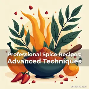 Artistic representation for Professional Spice Recipes: Advanced Techniques