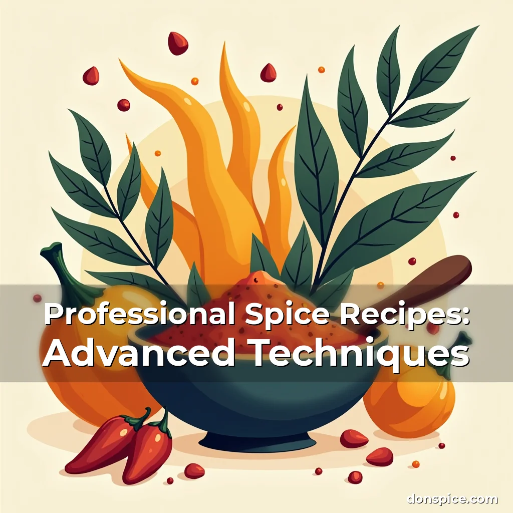 Artistic representation for Professional Spice Recipes: Advanced Techniques