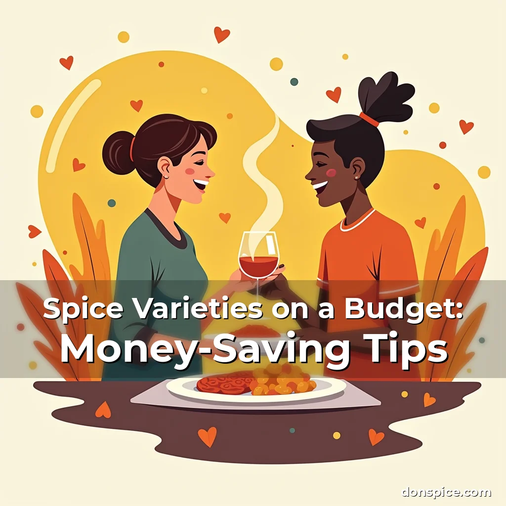 Artistic representation for Spice Varieties on a Budget: Money-Saving Tips