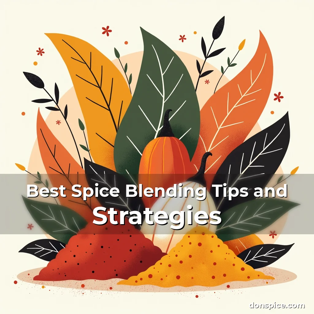 Artistic representation for Best Spice Blending Tips and Strategies