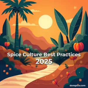Artistic representation for Spice Culture Best Practices 2025