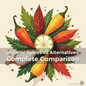 Artistic representation for Organic Spices vs Alternatives: Complete Comparison