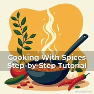 Artistic representation for Cooking With Spices Step-by-Step Tutorial