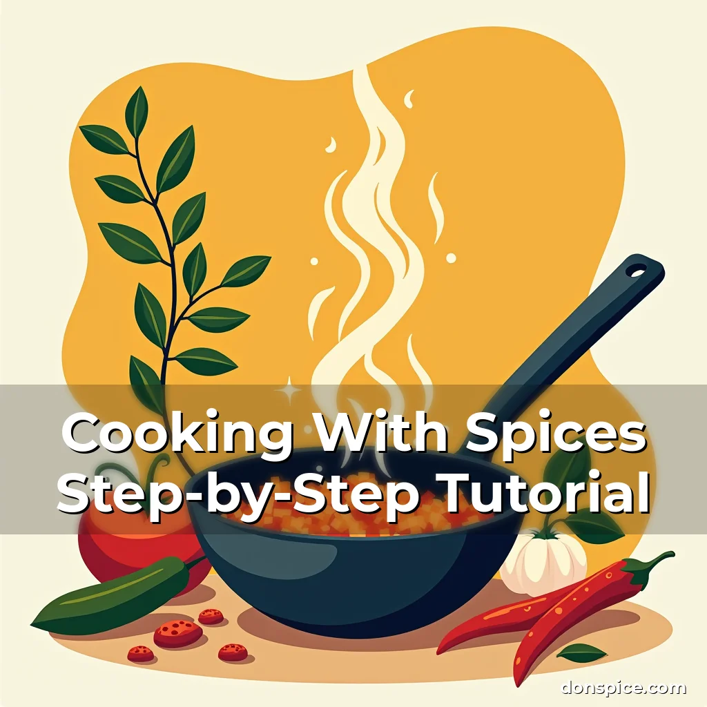 Artistic representation for Cooking With Spices Step-by-Step Tutorial