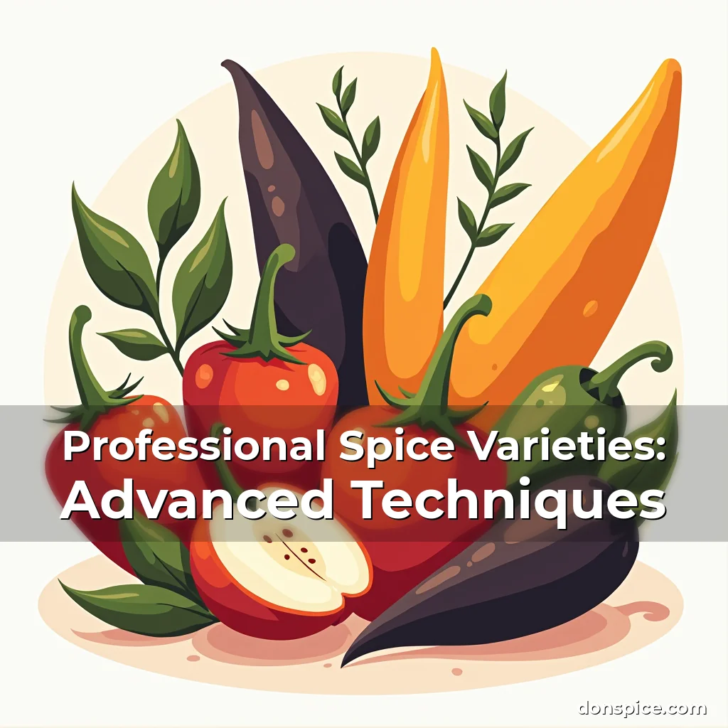 Artistic representation for Professional Spice Varieties: Advanced Techniques