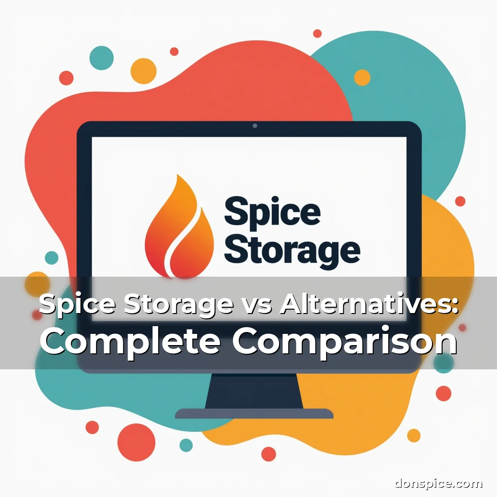Artistic representation for Spice Storage vs Alternatives: Complete Comparison