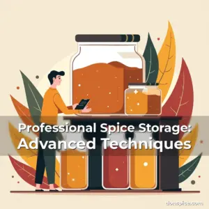 Artistic representation for Professional Spice Storage: Advanced Techniques