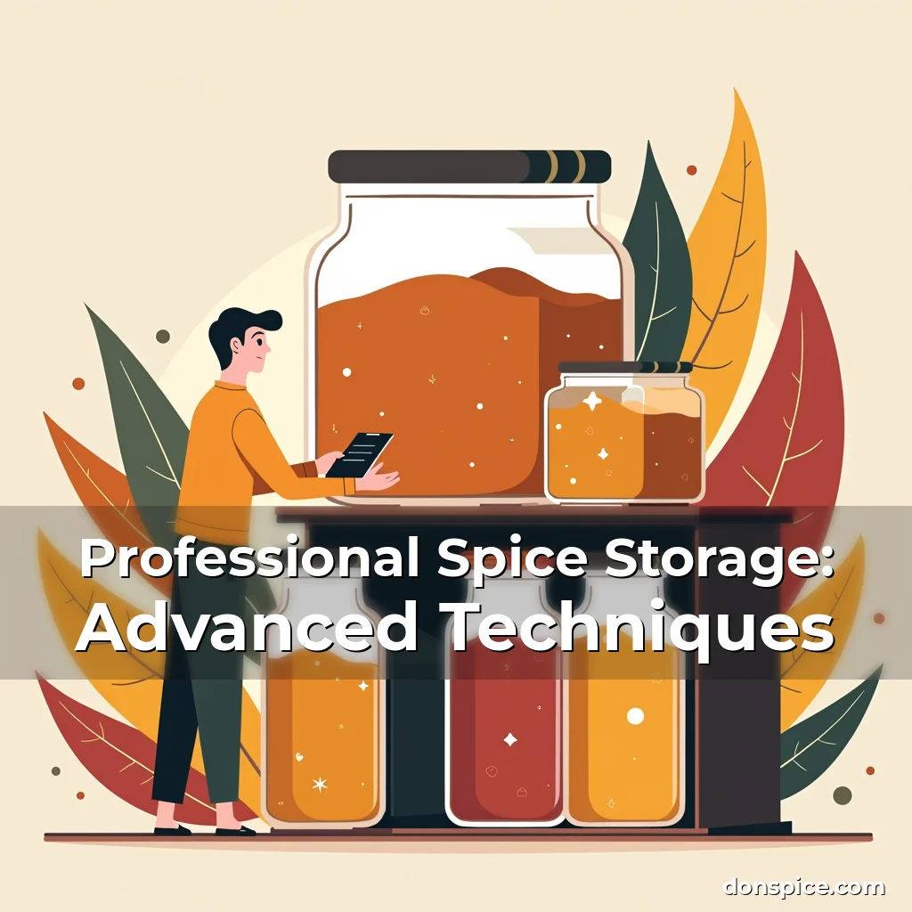Artistic representation for Professional Spice Storage: Advanced Techniques