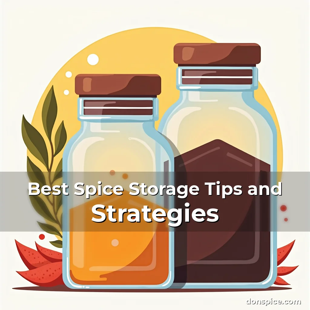 Artistic representation for Best Spice Storage Tips and Strategies