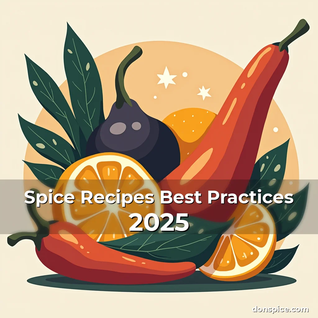 Artistic representation for Spice Recipes Best Practices 2025